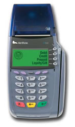 Verifone vx510 dual mode credit card terminal